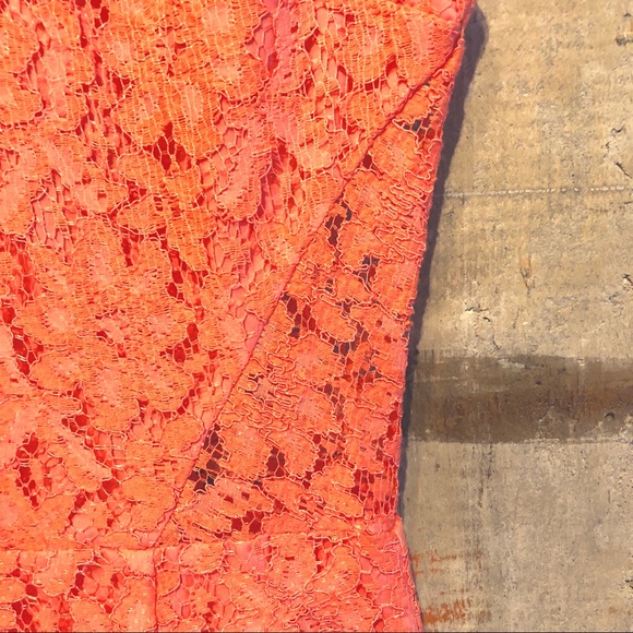 Dolce Vita coral lace dress - Picture 12 of 14